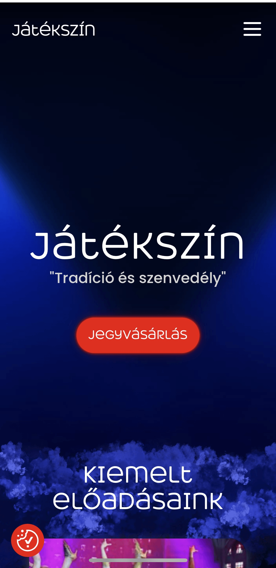 Megújult a Játékszín weboldala